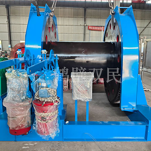 鶴壁雙民鑿井絞車25噸雙筒、16噸雙筒展示與發(fā)貨！