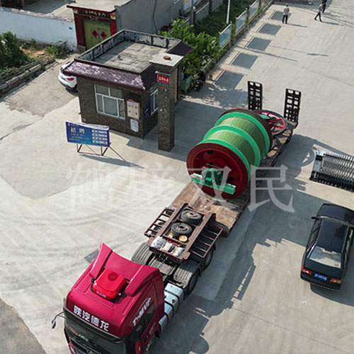 鶴壁雙民雙筒2.5米礦井提升機發貨！